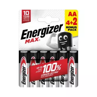 Energizer LR6/6 Max AA 6 pak