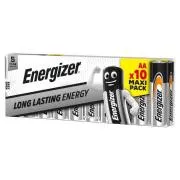 Energizer LR6/10 Everyday AA obiteljske alkalne baterije, pakiranje od 10 komada