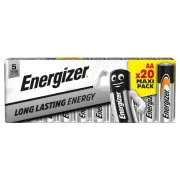 Energizer LR6/20 Everyday AA obiteljske baterije, pakiranje od 20 alkalnih baterija