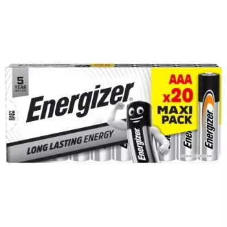 Energizer LR03/20 Alkalne baterije za svakodnevnu upotrebu, 20 komada, AAA Energizer LR03/20 Alkalne baterije za svakodnevnu upotrebu, 20 komada, AAA