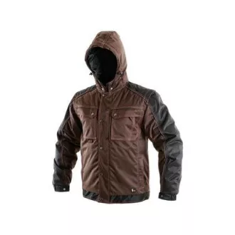 Jakna CXS IRVINE, zimska, muška, smeđe-crna, veličina 4XL