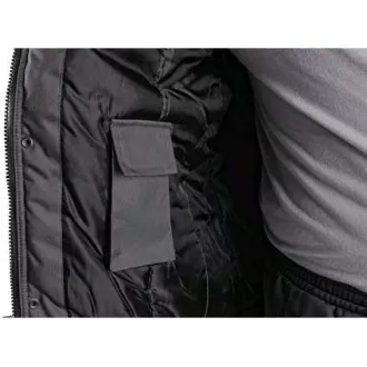 Jakna CXS IRVINE, zimska, muška, sivo-crna, veličina 2XL