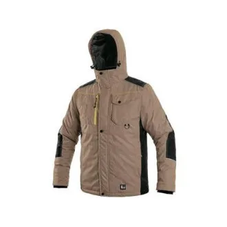 Jakna CXS BALTIMORE, muška, bež - crna, veličina 3XL Jakna CXS BALTIMORE, muška, bež - crna, veličina 3XL