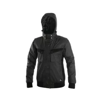 Jakna CXS IRVINE, zimska, ženska, sivo-crna, vel. 3XL