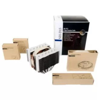 NOCTUA hladnjak za CPU NH-D15, 2x 140 mm, LGA1851, AM5, smeđi/srebrni NOCTUA hladnjak za CPU NH-D15, 2x 140 mm, LGA1851, AM5, smeđi/srebrni