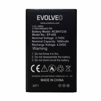 EVOLVEO originalna baterija 1000 mAh za EasyPhone XG