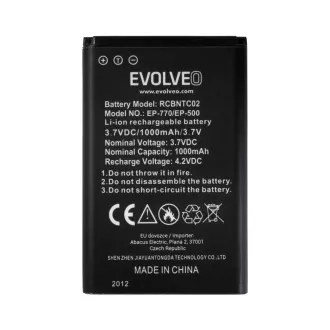 EVOLVEO originalna baterija 1000 mAh za EasyPhone FP, FS EVOLVEO originalna baterija 1000 mAh za EasyPhone FP, FS