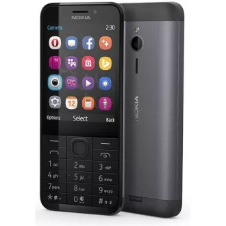 Nokia 230 Dual SIM, tamno srebrna
