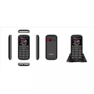 Aligator A720 4G Senior, crni + stalak za punjenje