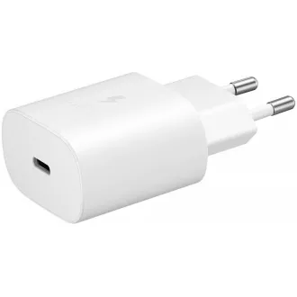 Samsung putni punjač EP-TA800NWE, Quickcharge 25W, USB-C, bijeli Samsung putni punjač EP-TA800NWE, Quickcharge 25W, USB-C, bijeli
