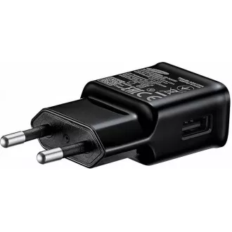 Samsung mrežni punjač EP-TA200EBE + EP-DG970BBE, USB-C, 15 W, crni - bulk