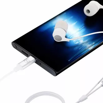 3mk slušalice - žičane slušalice USB-C, bijele 3mk slušalice - žičane slušalice USB-C, bijele