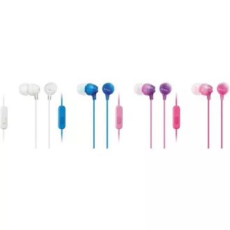 SONY stereo slušalice MDR-EX15AP, crne