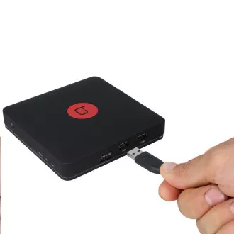 Techbite multimedijski centar Flix TV Box 4K, Wi-Fi, LAN, HDMI, 2x USB, Android TV 8.0 Techbite multimedijski centar Flix TV Box 4K, Wi-Fi, LAN, HDMI, 2x USB, Android TV 8.0
