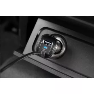 Aligator auto punjač Turbo punjenje, 12/24 V, 2, 4 A, USB-C, 1x USB izlaz, crni