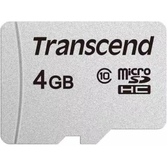 TRANSCEND MicroSDHC kartica 4GB 300S, klasa 10, bez adaptera