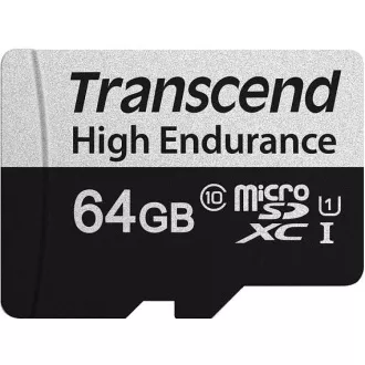 TRANSCEND MicroSDXC kartica 64GB 350V, visoka izdržljivost