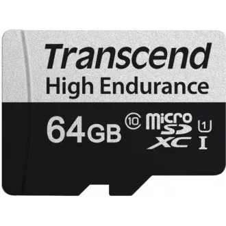 TRANSCEND MicroSDXC kartica 64GB 350V, visoka izdržljivost