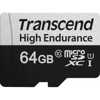 TRANSCEND MicroSDXC kartica 64GB 350V, visoka izdržljivost