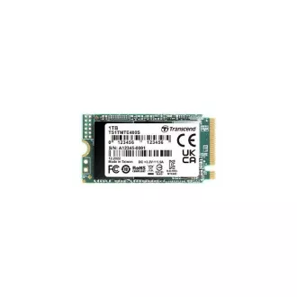 TRANSCEND SSD 400S 256GB, M.2 2242, PCIe Gen3x4, NVMe, 3D TLC, bez DRAM-a