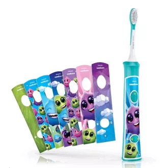 Philips HX6322/04 Sonicare for Kids, četkica za zube, dječja, 62000 vibracija/min, 2 načina čišćenja, Bluetooth, aqua Philips HX6322/04 Sonicare for Kids, četkica za zube, dječja, 62000 vibracija/min, 2 načina čišćenja, Bluetooth, aqua
