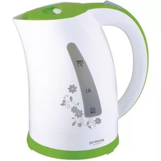 Orava VK-3417 G električno kuhalo za vodu, 2000 W, 1,7 l, automatsko isključivanje, bijelo/zeleno