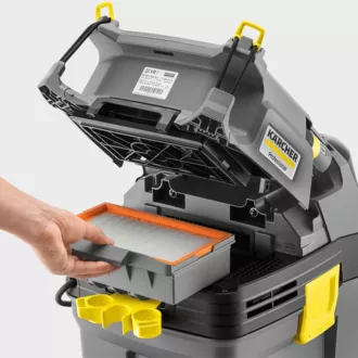 Karcher NT 30/1 Tact višenamjenski industrijski usisavač, 1380 W, 30 l, 69 dB, 74 l/s, PES filter, metalni kotači Karcher NT 30/1 Tact višenamjenski industrijski usisavač, 1380 W, 30 l, 69 dB, 74 l/s, PES filter, metalni kotači