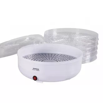 Orava SU-103 A sušilica za voće i povrće, 90 W, 5 rešetki, kontrola temperature, 55 dB, bijela