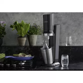 Crystal Black / Metalni aparat za vodu SODA