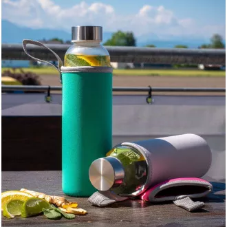 Steuber Staklena boca s pakiranjem 500 ml, siva