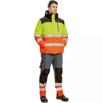 KNOXFIELD HV ZIMSKA parka žuta 4XL