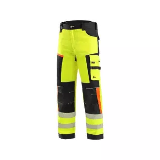 CXS BENSON hlače upozorenja, muške, žuto-crne, vel.48