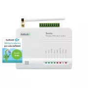 EVOLVEO Sonix - bežični GSM alarm (4 daljinska upravljača, PIR senzor pokreta, senzor vrata/prozora, vanjski zvučnik, Android/iPhone