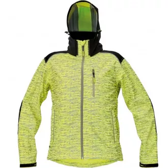KNOXFIELD printani softshell žuti M