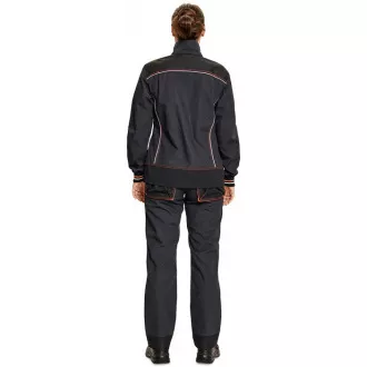 KNOXFIELD LADY jakna antracit / crvena 34