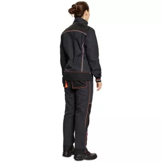 KNOXFIELD LADY jakna antracit / crvena 42