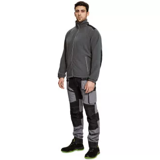 KNOXFIELD punđa od flisa antracit / crv 3XL