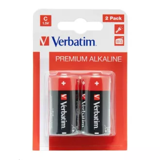 VERBATIM Alkalne baterije C, 2 PAKIRANJA / LR14