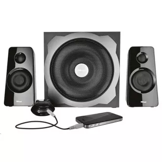 Set zvučnika za subwoofer TRUST 2.1 Tytan - crni, crni