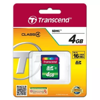 TRANSCEND SDHC kartica 4GB klase 4 TRANSCEND SDHC kartica 4GB klase 4