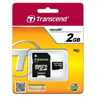 TRANSCEND MicroSD kartica 2GB + adapter
