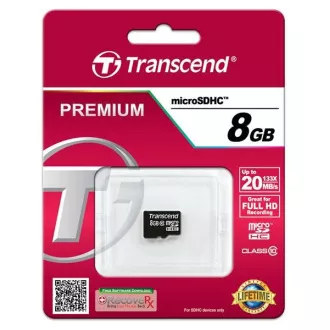 TRANSCEND MicroSDHC kartica 8GB Class 10 8GB, bez adaptera