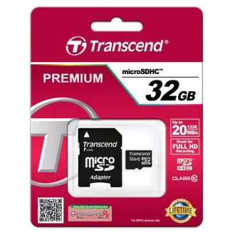 TRANSCEND MicroSDHC kartica 32GB Class 10+ adapter TRANSCEND MicroSDHC kartica 32GB Class 10+ adapter