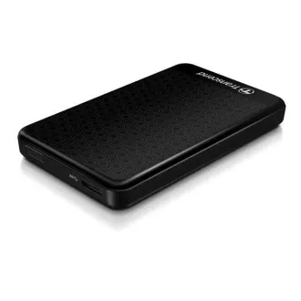 TRANSCEND vanjski tvrdi disk USB 3.1 StoreJet 25A3, 1TB, crni (otporan na udarce, 256-bitni AES)