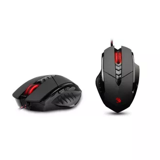 A4tech BLOODY V7 gaming miš, do 3200DPI, V-Track tehnologija, 160KB memorije, USB, CORE 2, metalni jastučići