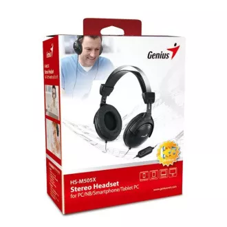 GENIUS slušalice s mikrofonom HS-M505X, single jack