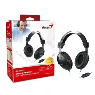 GENIUS slušalice s mikrofonom HS-M505X, single jack