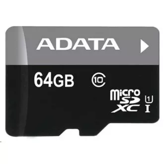 ADATA MicroSDXC kartica 64GB Premier UHS-I Class 10 + SD adapter
