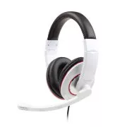 GEMBIRD slušalice s mikrofonom MHS-001GW, bijele sjajne