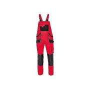 FF CARL BE-01-004 lakirane hlače crveno/crne 48